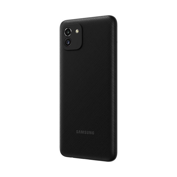 Samsung Galaxy A03 Black Back Left