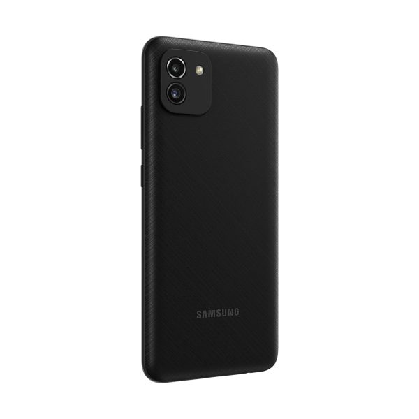 Samsung Galaxy A03 Black Back Right