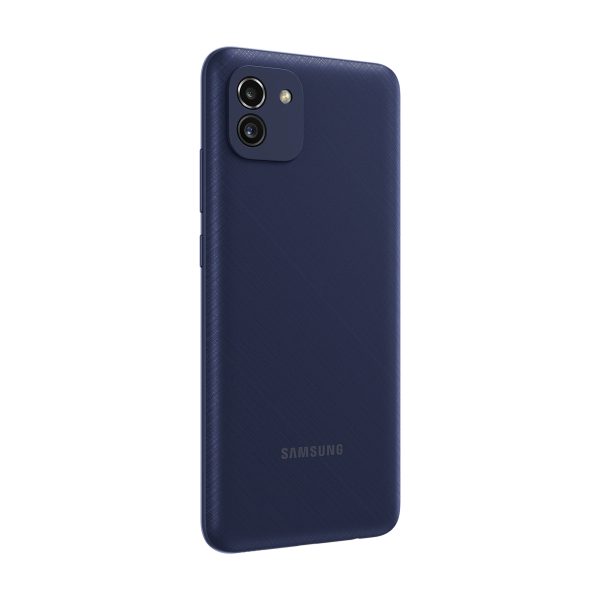 Samsung Galaxy A03 Blue Back Right