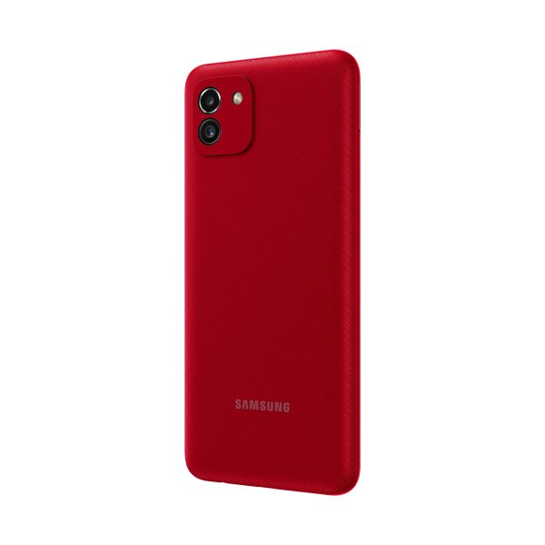 Samsung Galaxy A03 Red Back Left