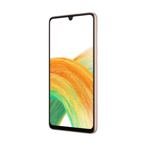 Samsung Galaxy A33 Orange Front Left