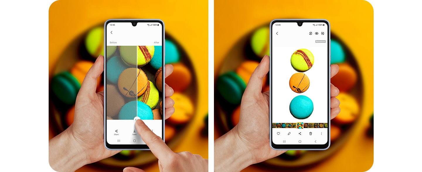 samsung galaxy a33 feature better shots with ai image enhancer