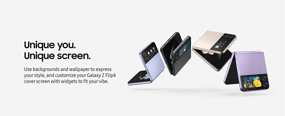 Samsung Galaxy Z Flip 4 Screen Customization